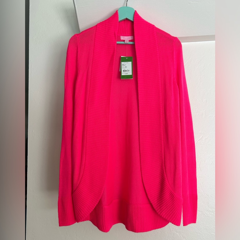 Lilly Pulitzer 🌴💖 Amalie Cardigan NWT Dragonfruit Sz Small